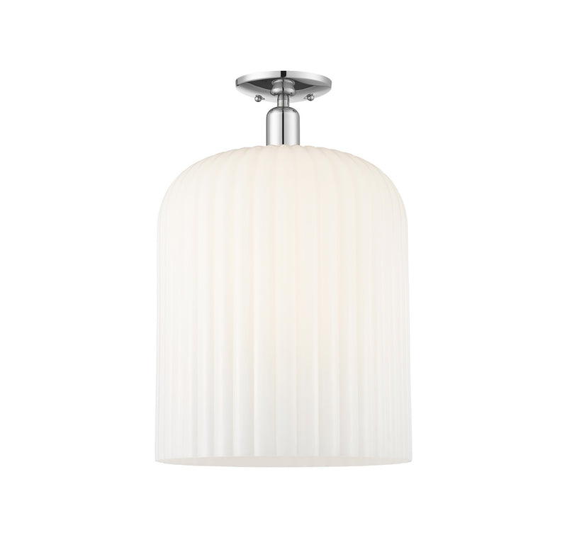 Innovations 716-1C-PC-G559-12GWH One Light Semi-Flush Mount, Polished Chrome