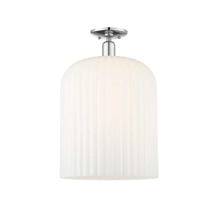 Innovations 716-1C-PC-G559-12GWH One Light Semi-Flush Mount, Polished Chrome