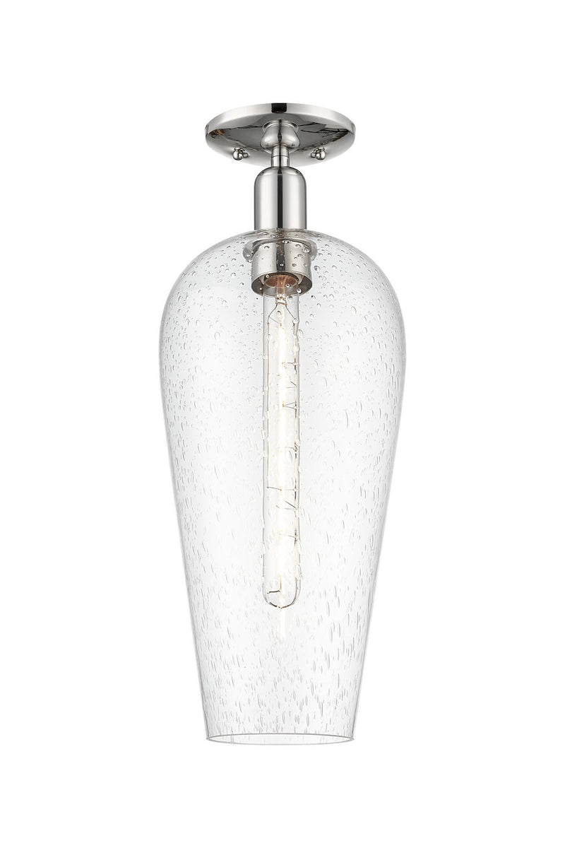 Innovations 716-1C-PN-G456-8SDY One Light Semi-Flush Mount, Polished Nickel