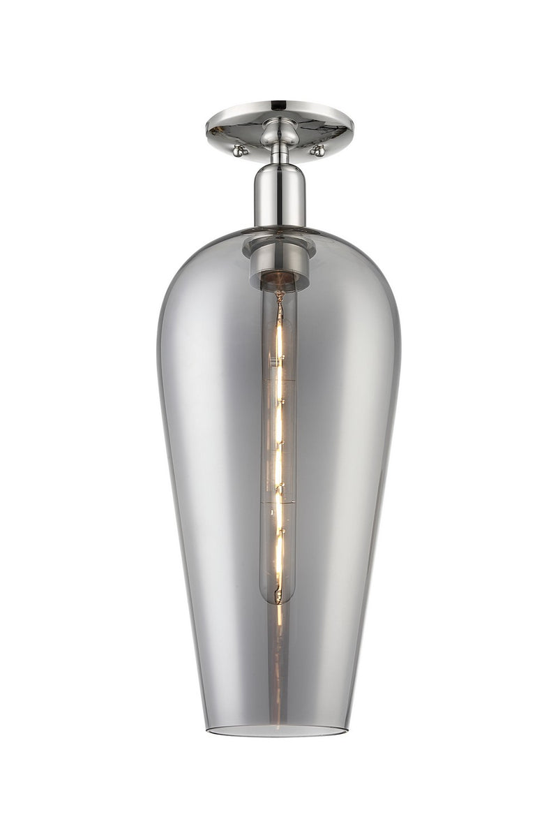 Innovations 716-1C-PN-G456-8SM One Light Semi-Flush Mount, Polished Nickel