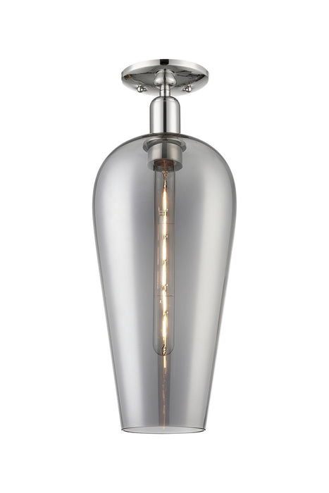 Innovations 716-1C-PN-G456-8SM One Light Semi-Flush Mount, Polished Nickel