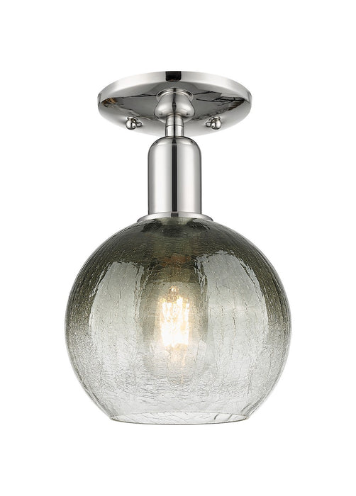 Innovations 716-1C-PN-G483-8SL One Light Semi-Flush Mount, Polished Nickel