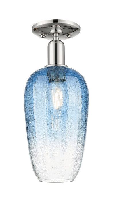 Innovations 716-1C-PN-G484-7SB One Light Semi-Flush Mount, Polished Nickel