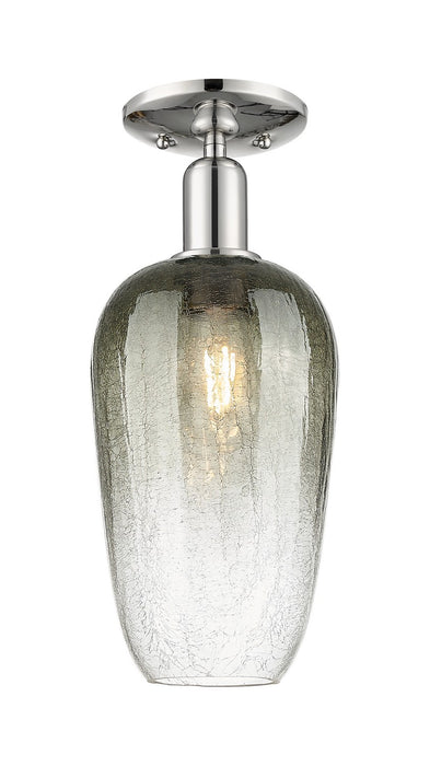 Innovations 716-1C-PN-G484-7SL One Light Semi-Flush Mount, Polished Nickel