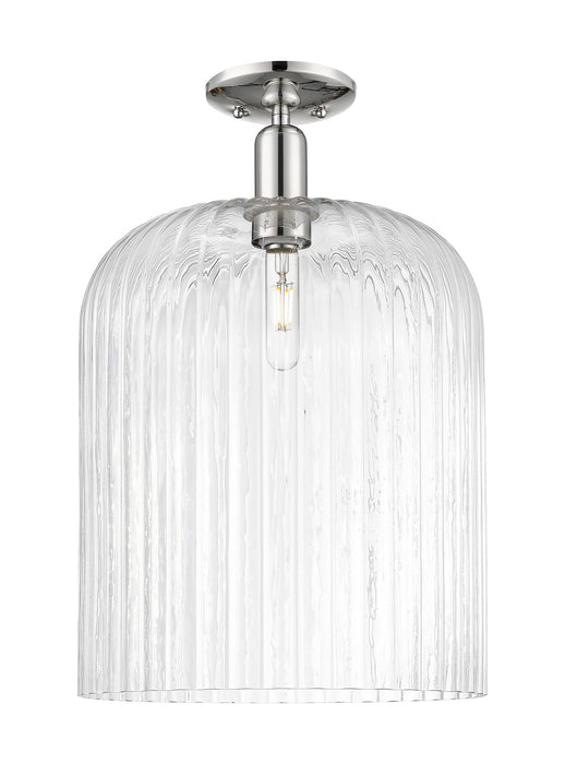 Innovations 716-1C-PN-G559-12CL One Light Semi-Flush Mount, Polished Nickel