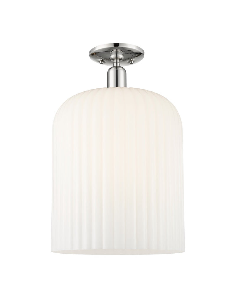Innovations 716-1C-PN-G559-12GWH One Light Semi-Flush Mount, Polished Nickel