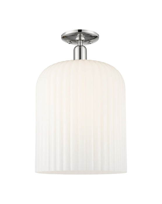 Innovations 716-1C-PN-G559-12GWH One Light Semi-Flush Mount, Polished Nickel