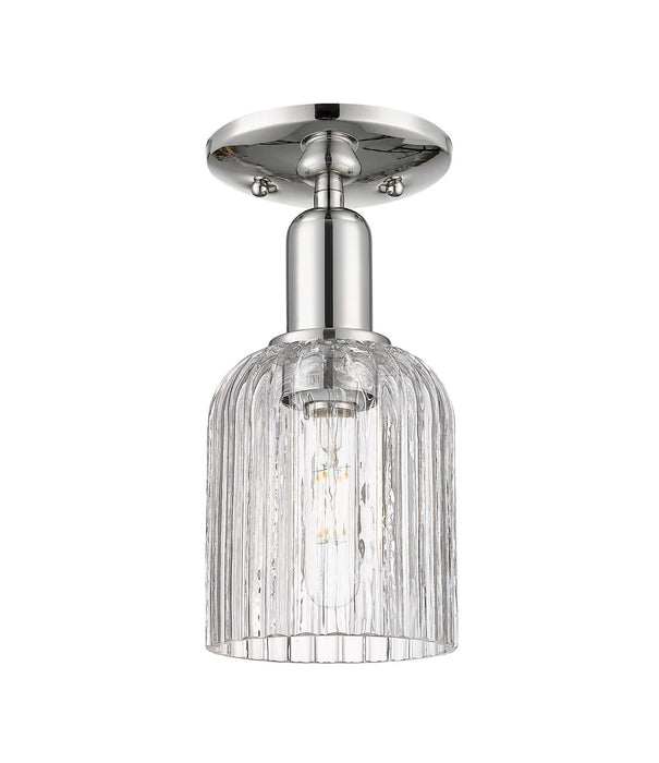 Innovations 716-1C-PN-G559-5CL One Light Semi-Flush Mount, Polished Nickel
