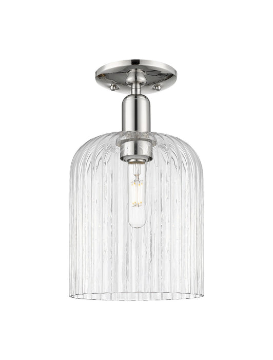 Innovations 716-1C-PN-G559-8CL One Light Semi-Flush Mount, Polished Nickel
