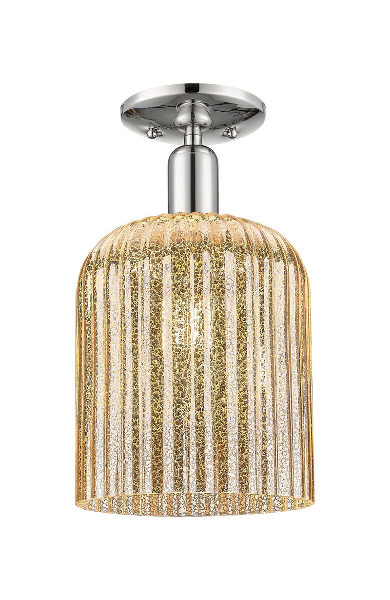 Innovations 716-1C-PN-G559-8ME One Light Semi-Flush Mount, Polished Nickel