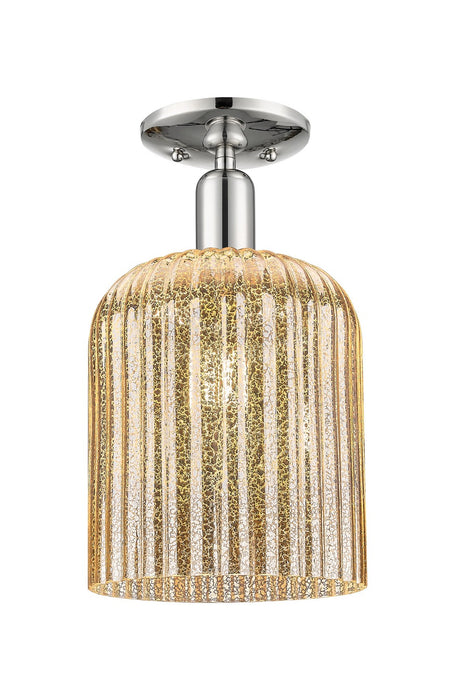 Innovations 716-1C-PN-G559-8ME One Light Semi-Flush Mount, Polished Nickel