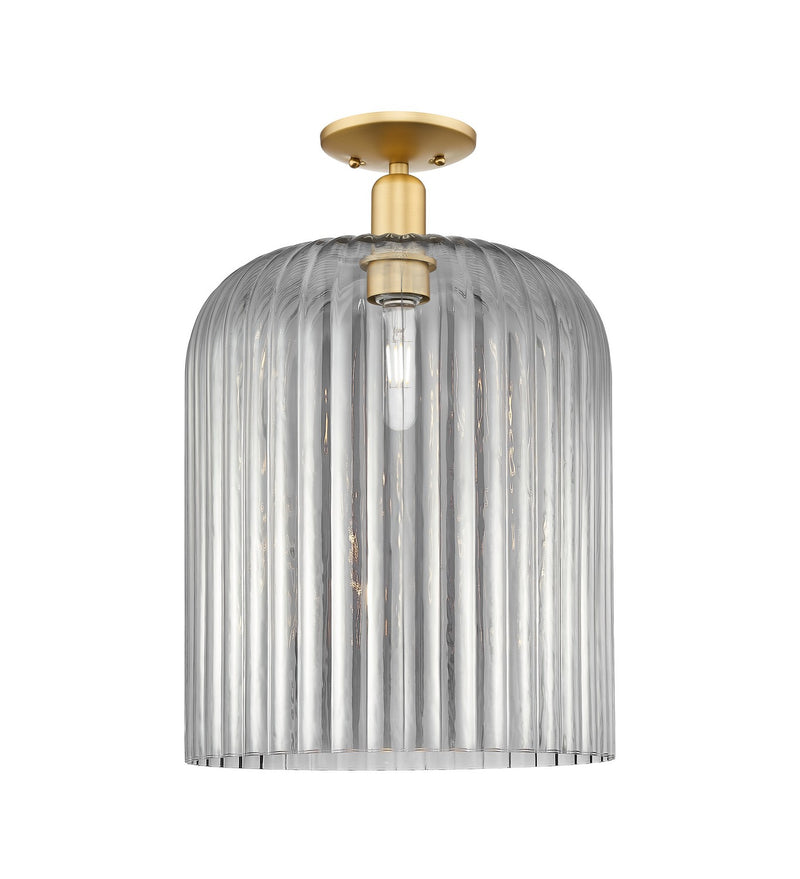 Innovations 716-1C-SG-G559-12SM One Light Semi-Flush Mount, Satin Gold