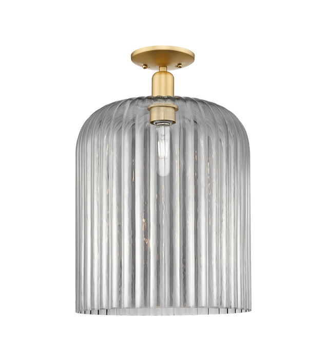 Innovations 716-1C-SG-G559-12SM One Light Semi-Flush Mount, Satin Gold