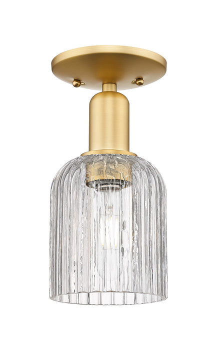 Innovations 716-1C-SG-G559-5CL One Light Semi-Flush Mount, Satin Gold