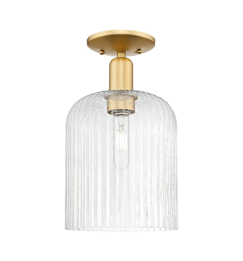 Innovations 716-1C-SG-G559-8SDY One Light Semi-Flush Mount, Satin Gold