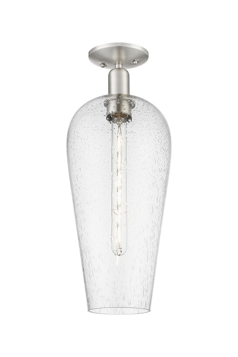 Innovations 716-1C-SN-G456-8SDY One Light Semi-Flush Mount, Brushed Satin Nickel
