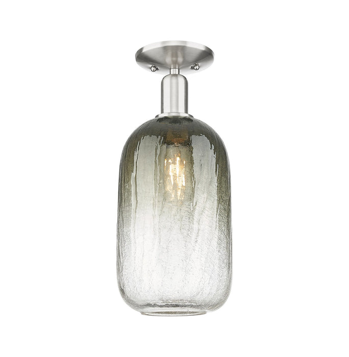 Innovations 716-1C-SN-G482-7SL One Light Semi-Flush Mount, Brushed Satin Nickel