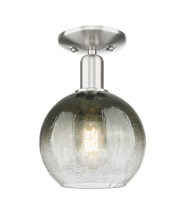 Innovations 716-1C-SN-G483-8SL One Light Semi-Flush Mount, Brushed Satin Nickel