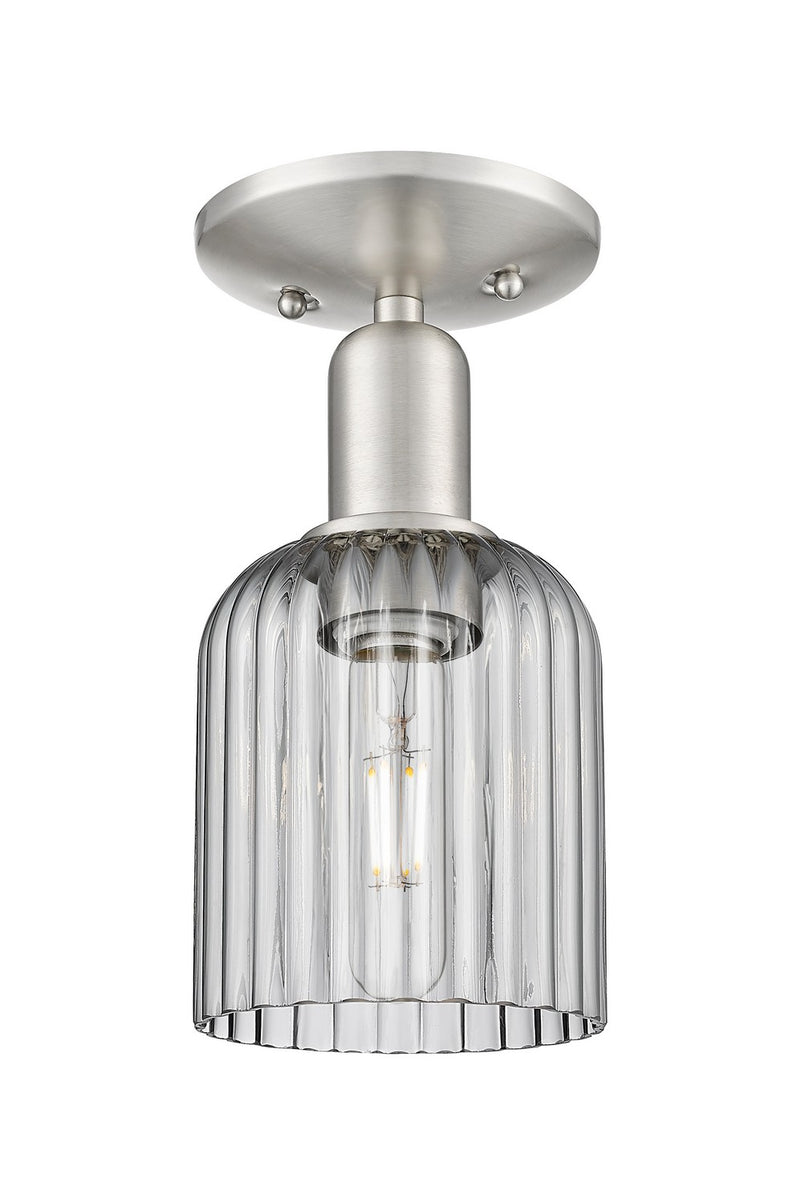 Innovations 716-1C-SN-G559-5SM One Light Semi-Flush Mount, Brushed Satin Nickel