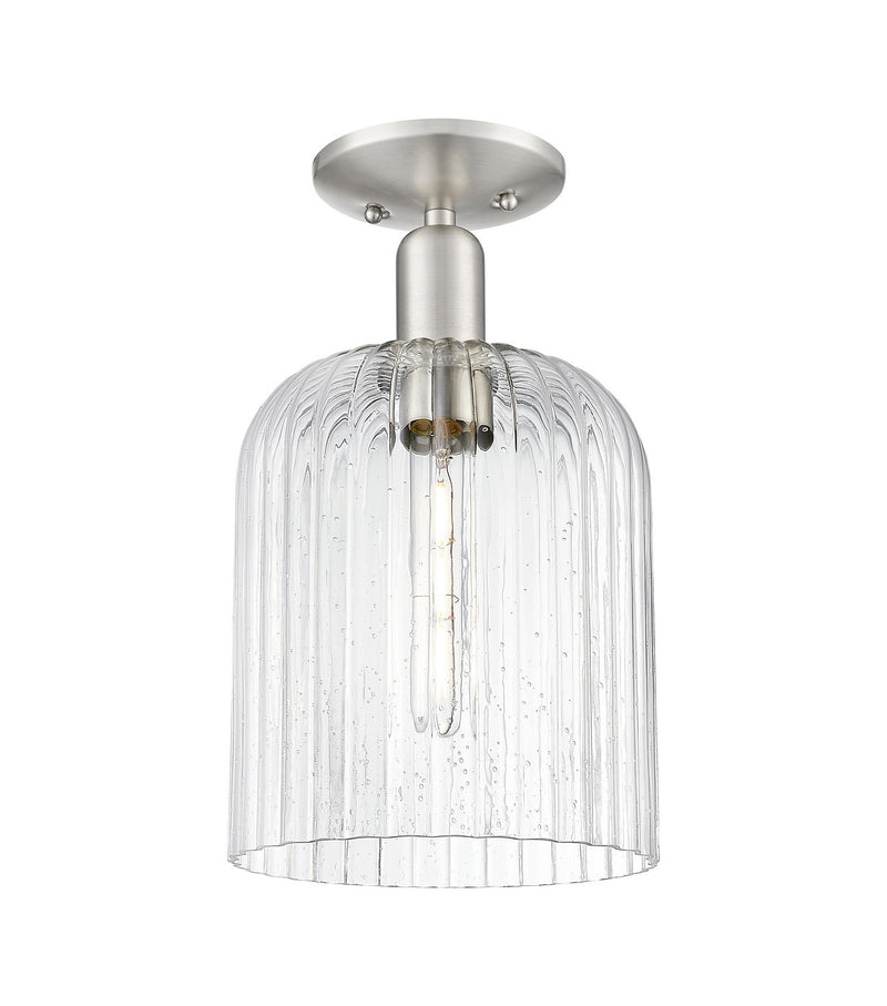 Innovations 716-1C-SN-G559-8SDY One Light Semi-Flush Mount, Brushed Satin Nickel