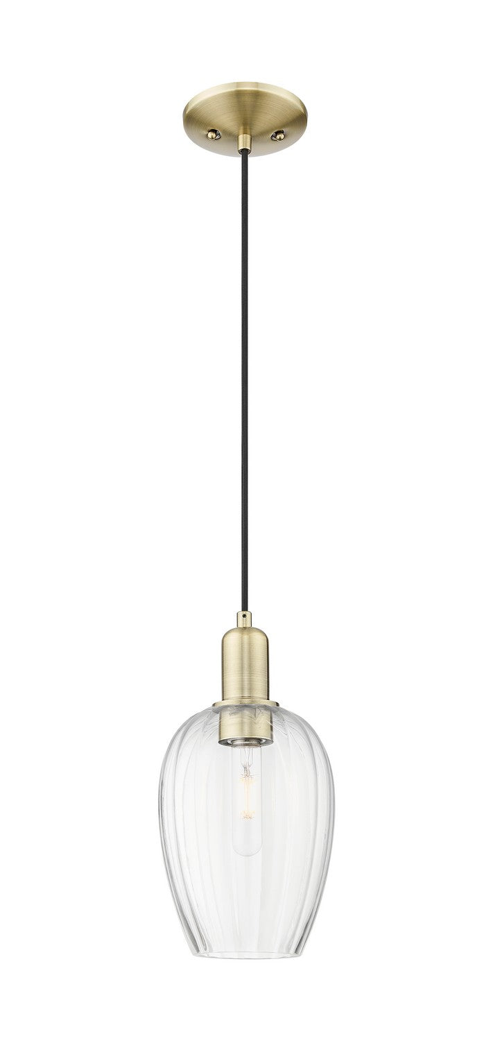 Innovations 716-1P-AB-G457-6CL One Light Pendant, Antique Brass
