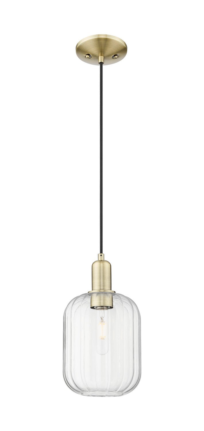 Innovations 716-1P-AB-G460-7CL One Light Pendant, Antique Brass