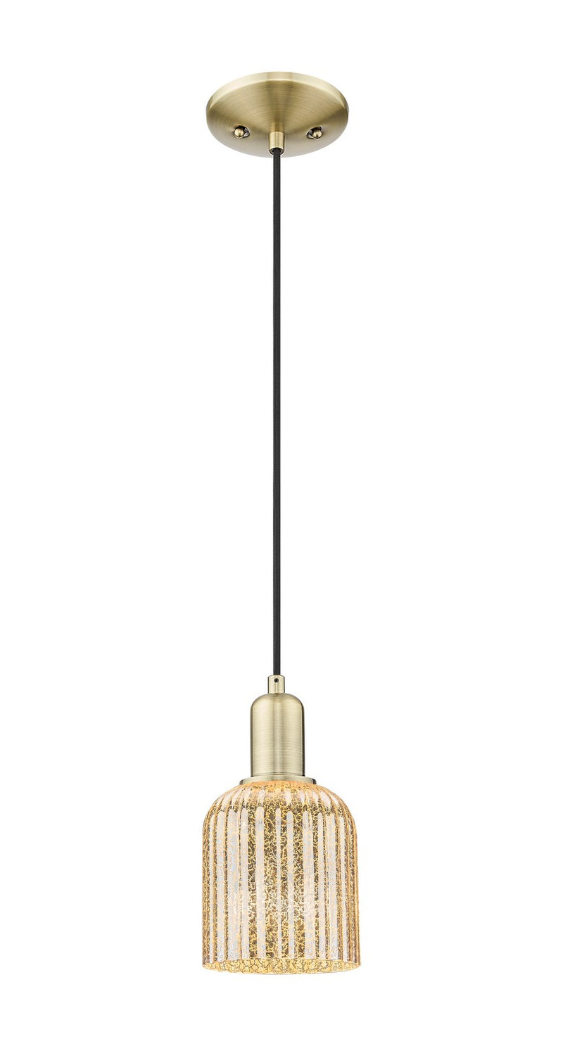 Innovations 716-1P-AB-G559-5ME One Light Pendant, Antique Brass