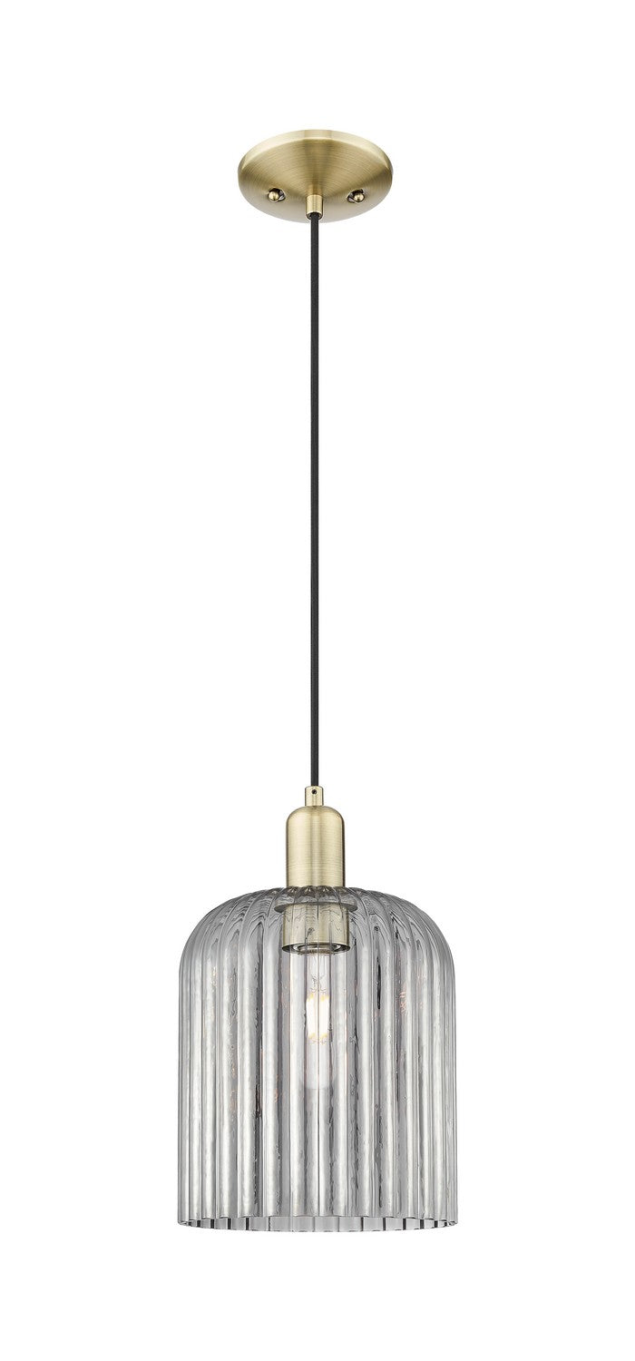 Innovations 716-1P-AB-G559-8SM One Light Pendant, Antique Brass
