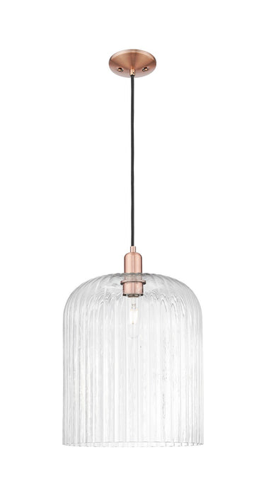 Innovations 716-1P-AC-G559-12CL One Light Pendant, Antique Copper