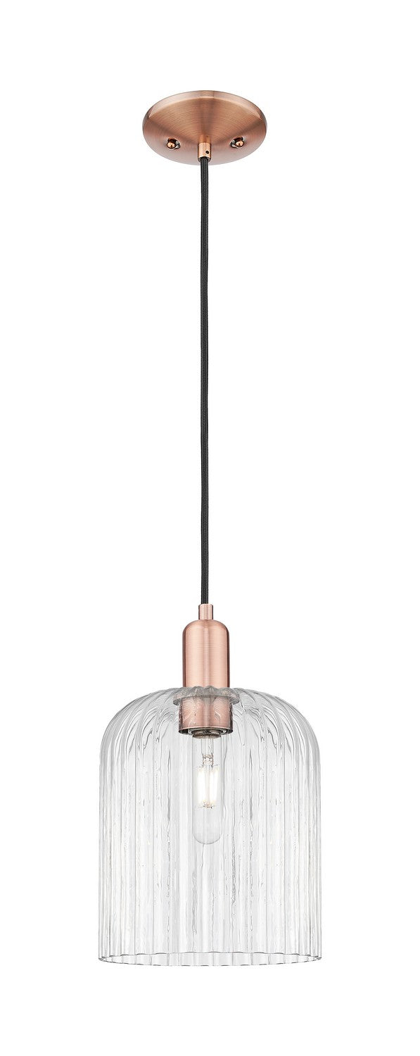 Innovations 716-1P-AC-G559-8CL One Light Pendant, Antique Copper