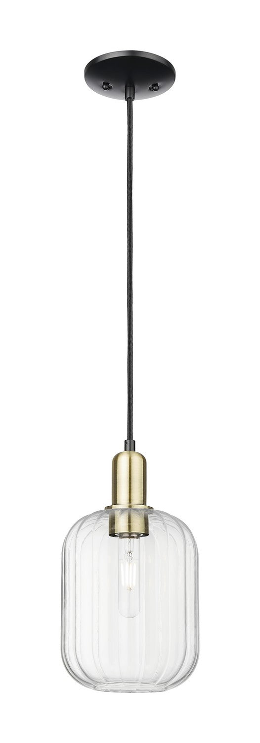 Innovations 716-1P-BAB-G460-7CL One Light Pendant, Black Antique Brass