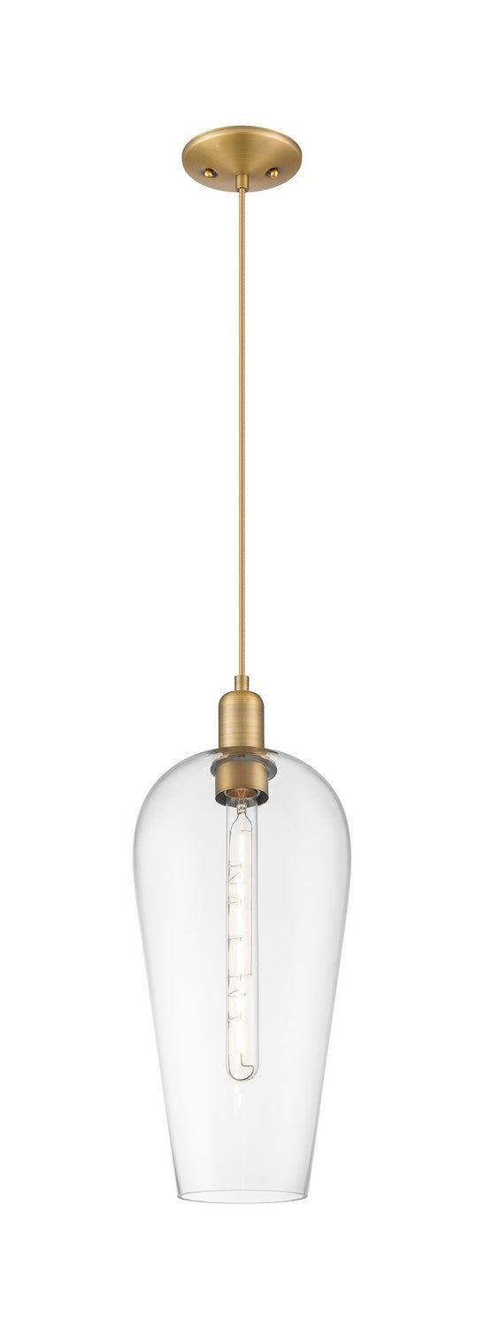 Innovations 716-1P-BB-G456-8CL One Light Pendant, Brushed Brass