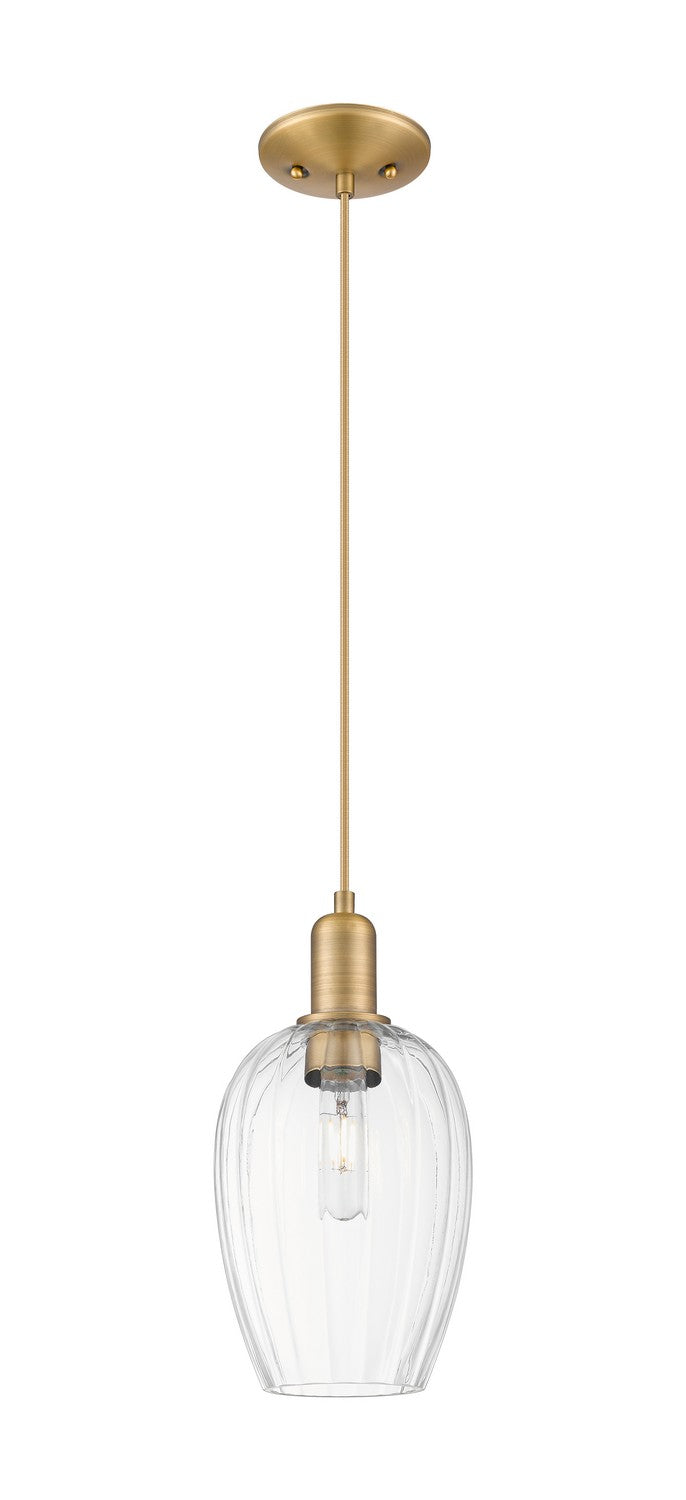 Innovations 716-1P-BB-G457-6CL One Light Pendant, Brushed Brass
