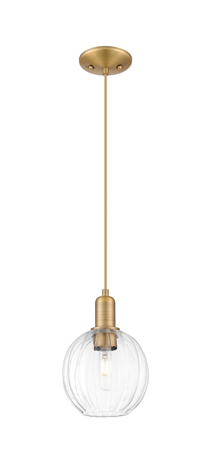 Innovations 716-1P-BB-G458-7CL One Light Pendant, Brushed Brass