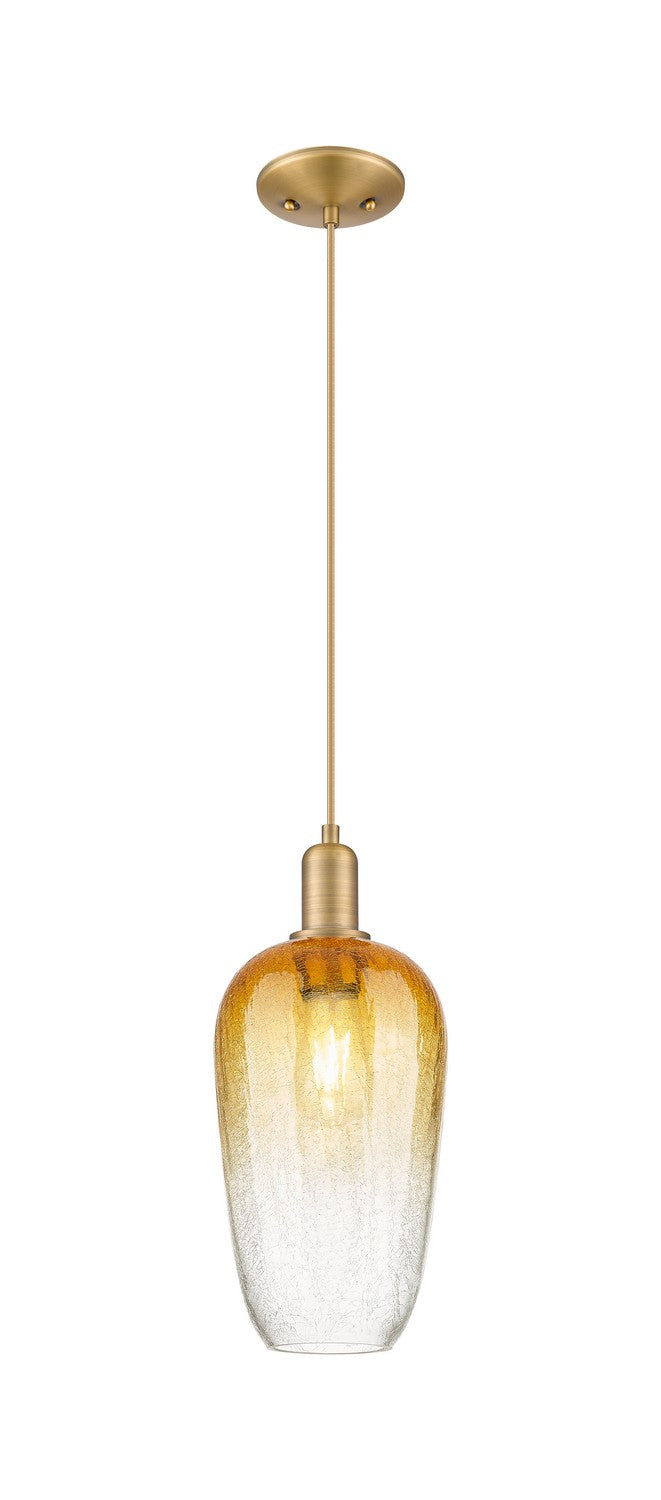 Innovations 716-1P-BB-G484-7AM One Light Pendant, Brushed Brass