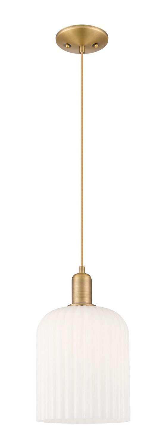Innovations 716-1P-BB-G559-8GWH One Light Pendant, Brushed Brass