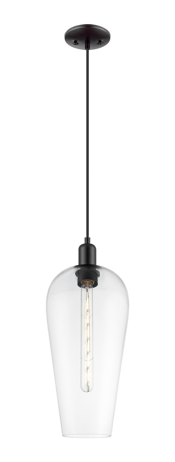 Innovations 716-1P-BK-G456-8CL One Light Pendant, Matte Black