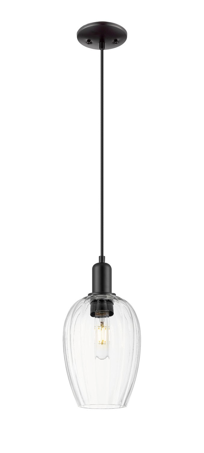 Innovations 716-1P-BK-G457-6CL One Light Pendant, Matte Black