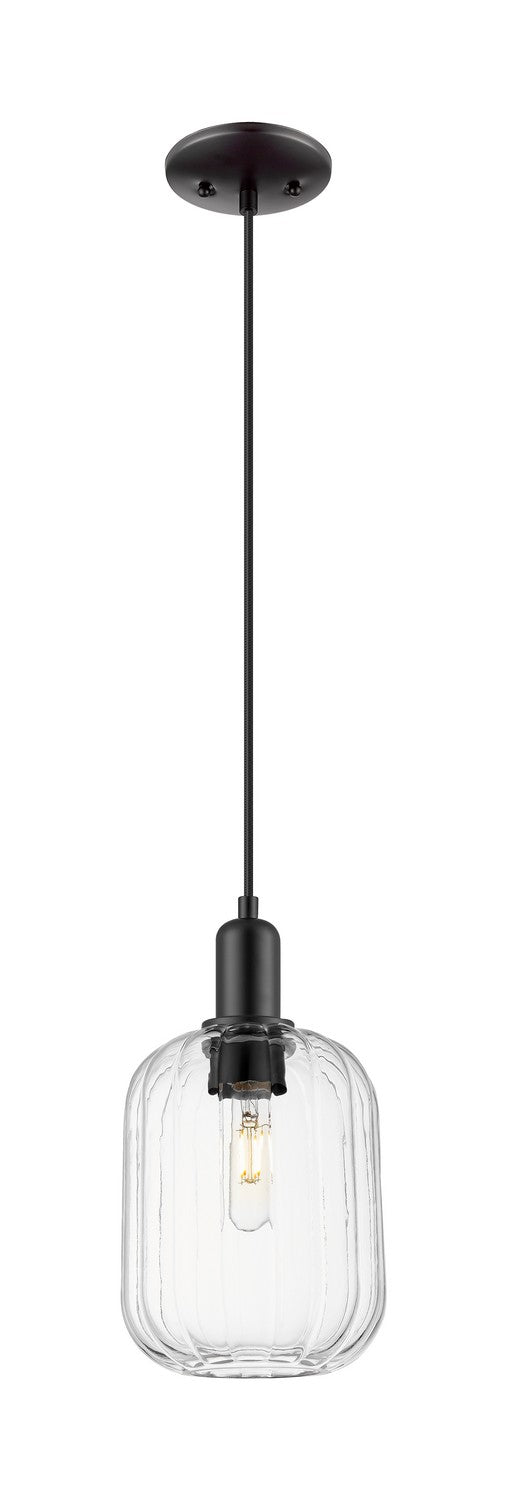 Innovations 716-1P-BK-G460-7CL One Light Pendant, Matte Black