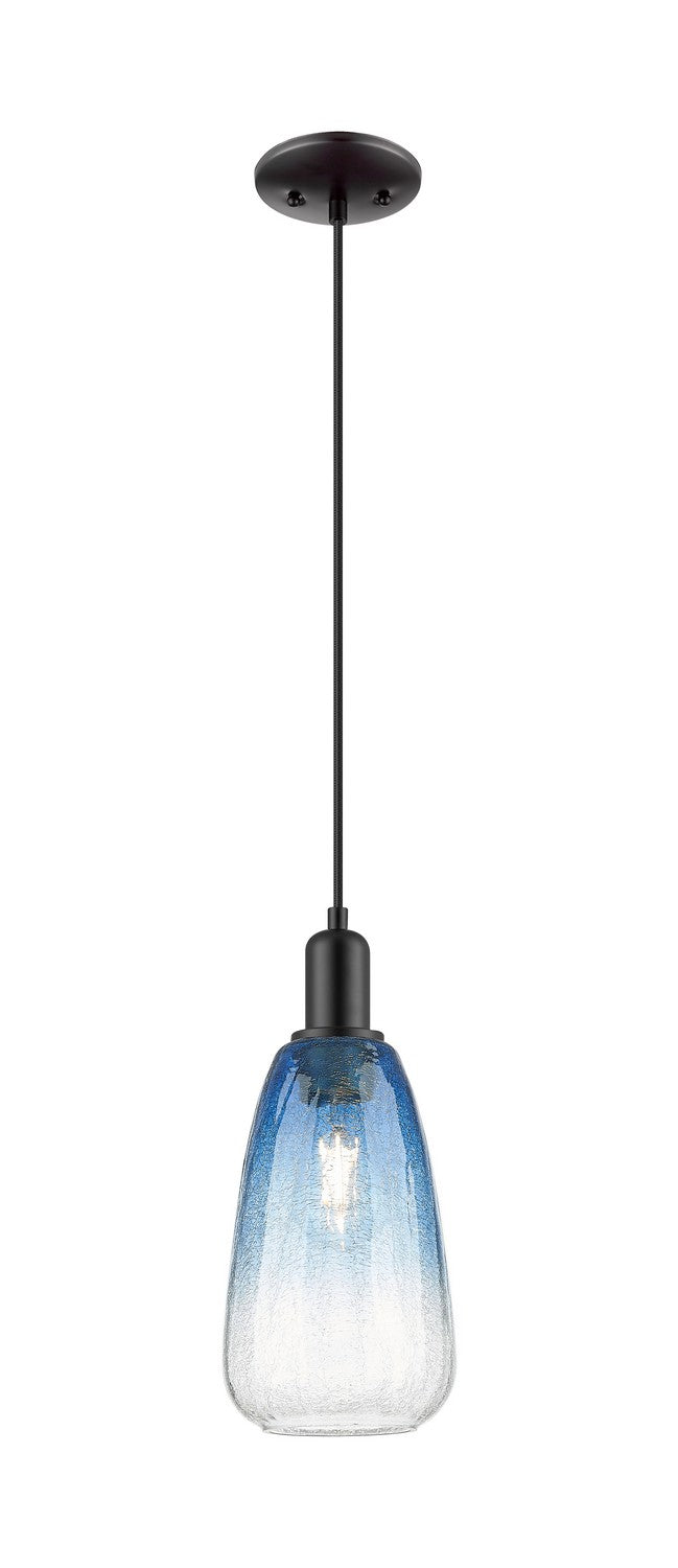 Innovations 716-1P-BK-G480-6SB One Light Pendant, Matte Black