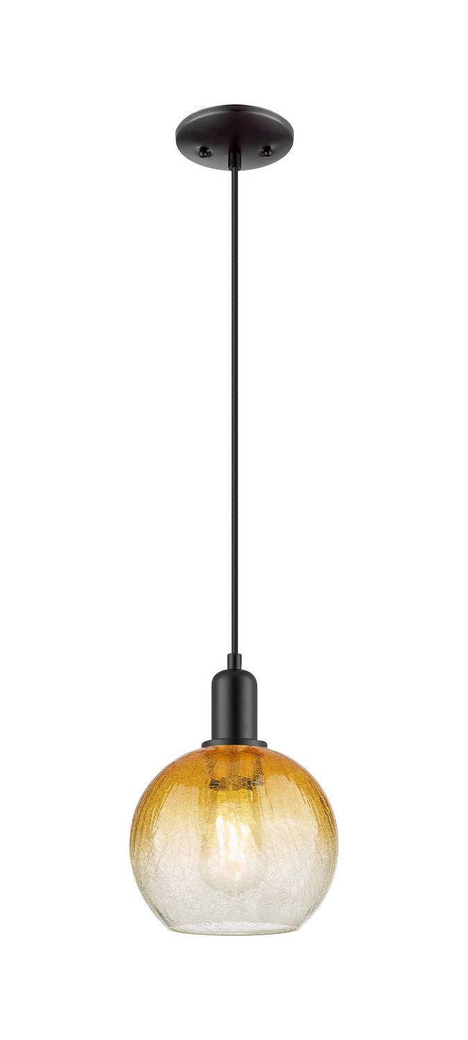Innovations 716-1P-BK-G483-8AM One Light Pendant, Matte Black