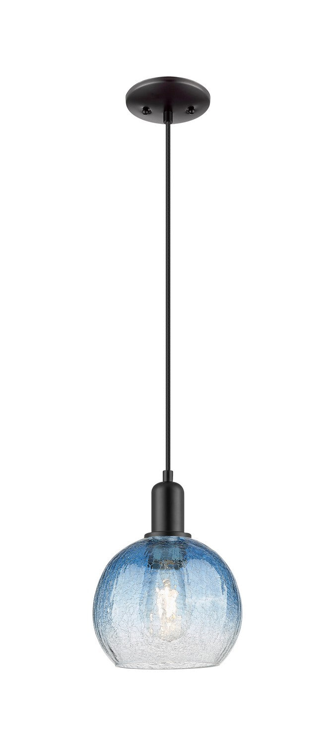 Innovations 716-1P-BK-G483-8SB One Light Pendant, Matte Black