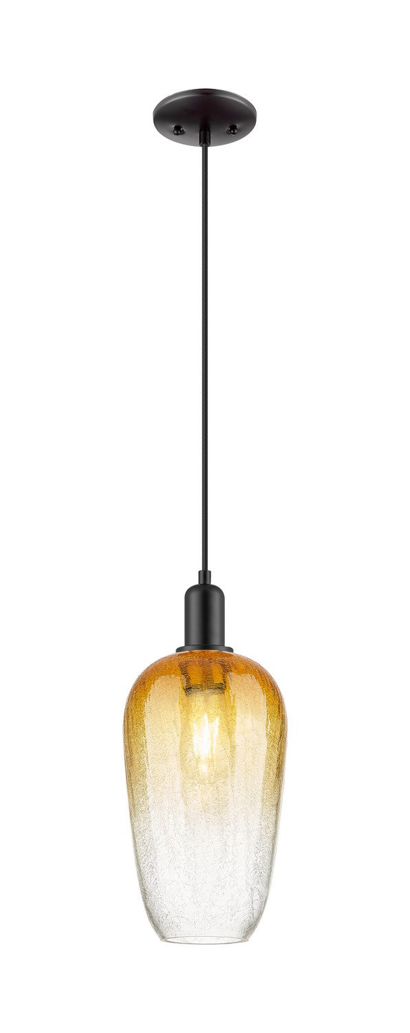 Innovations 716-1P-BK-G484-7AM One Light Pendant, Matte Black