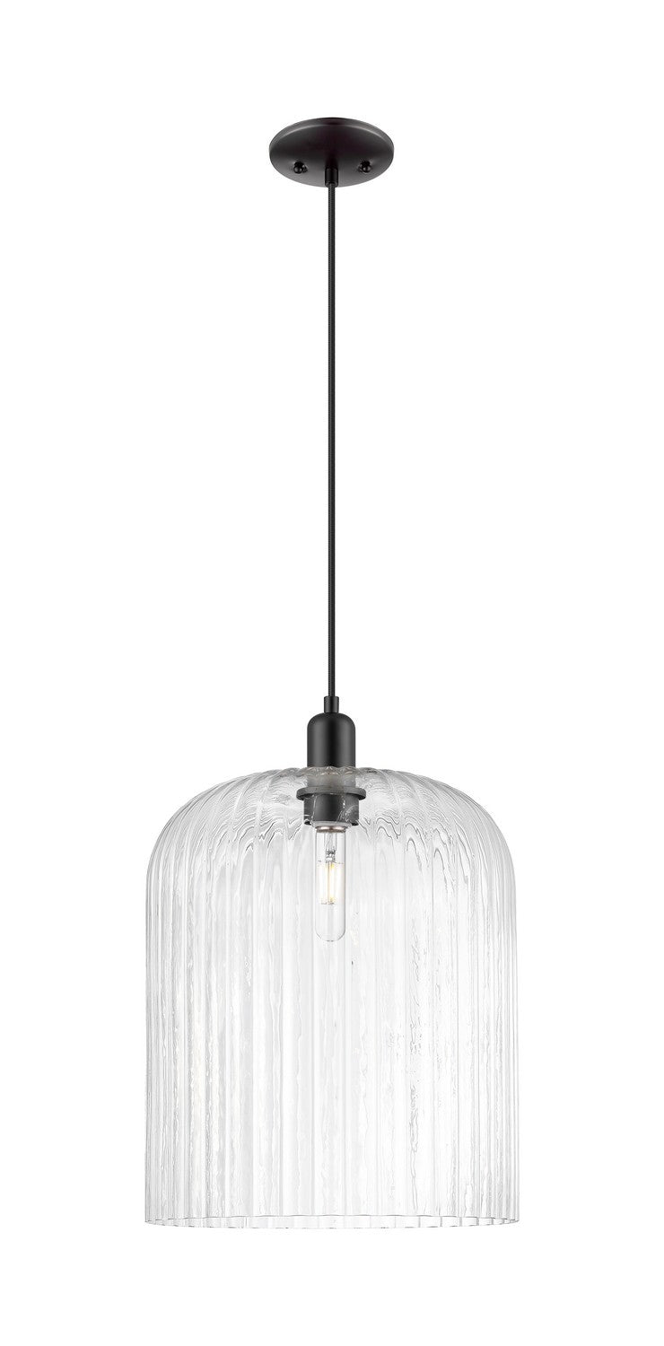 Innovations 716-1P-BK-G559-12CL One Light Pendant, Matte Black