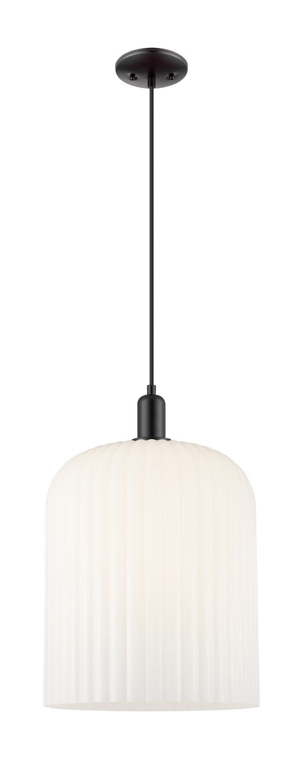 Innovations 716-1P-BK-G559-12GWH One Light Pendant, Matte Black
