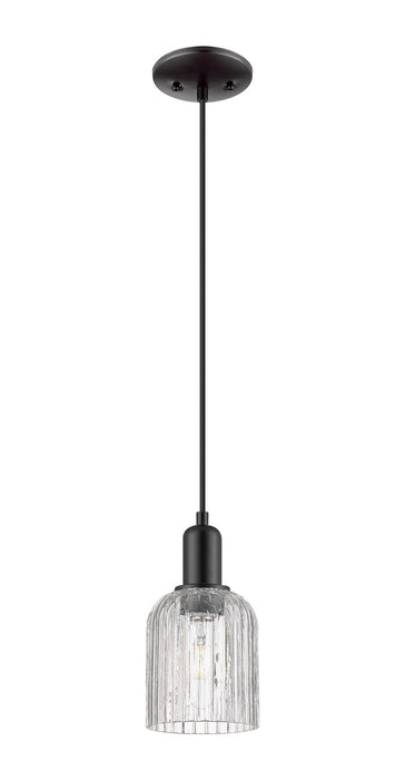 Innovations 716-1P-BK-G559-5CL One Light Pendant, Matte Black