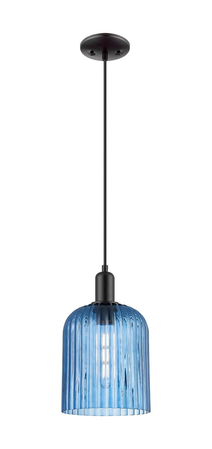 Innovations 716-1P-BK-G559-8BL One Light Pendant, Matte Black