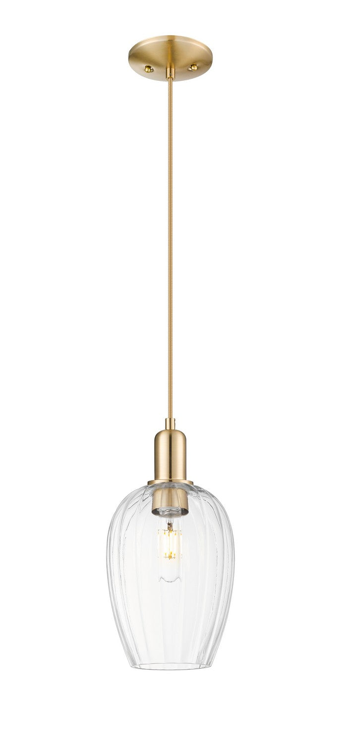 Innovations 716-1P-CB-G457-6CL One Light Pendant, Champagne Bronze