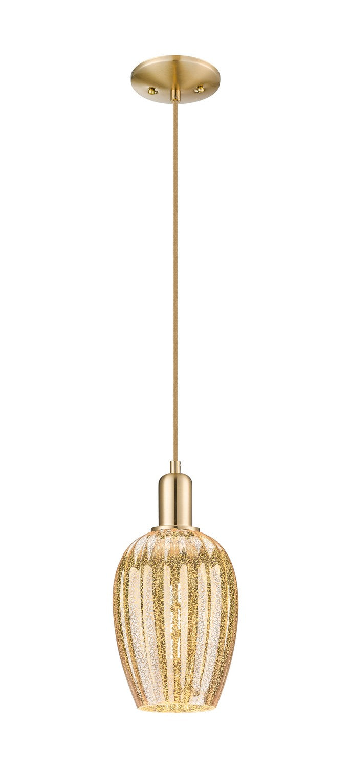 Innovations 716-1P-CB-G457-6ME One Light Pendant, Champagne Bronze