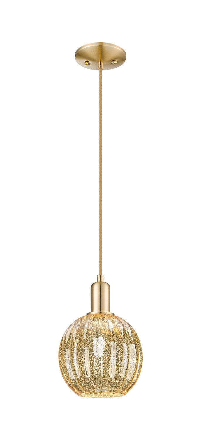 Innovations 716-1P-CB-G458-7ME One Light Pendant, Champagne Bronze